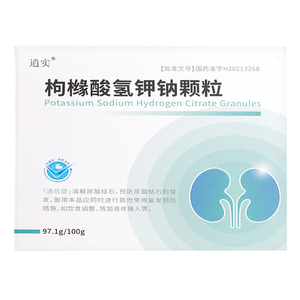 逍实 枸橼酸氢钾钠颗粒97.1g:100g*1瓶