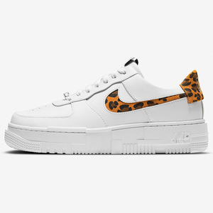 酷动城 nike air force af1豹纹像素白色空军一号板鞋 cv8481-100