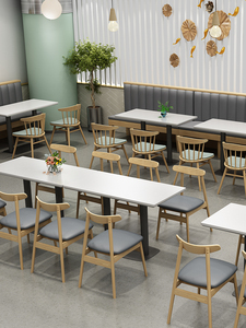 定制设计师桌椅咖啡厅奶茶甜品店餐台主题餐厅个性创意桌椅组合