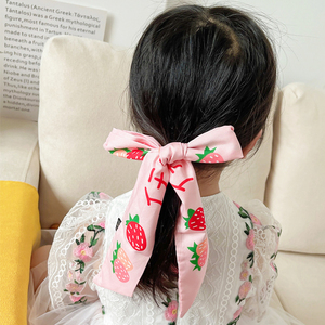 韩国儿童发带宝宝扎头发丝带网红潮流飘带女童绑发头饰蝴蝶结发饰