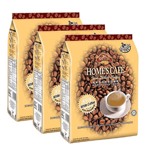 【送1袋】马来西亚进口故乡浓原味速溶怡保白咖啡600g*2袋即溶粉