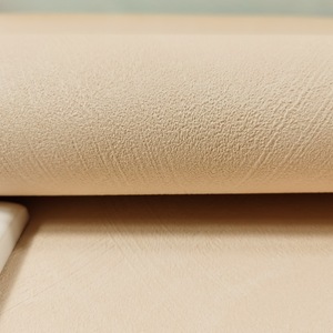 q现货进口日本pvc墙纸杏色仿粉刷墙面效果通道过道日式榻榻米5577