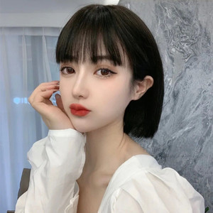 假发女短发学生头可爱