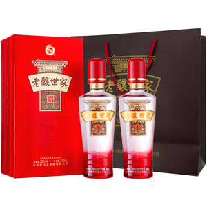 黄河龙32度老酿世家黑粮秘香型低度白酒接待收藏纯粮食礼盒装