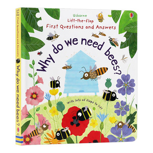 Usborne Questions and Answers Why Do We Need Bees 英文原版儿童问与答 我们为什么需要蜜蜂 儿童早教英语科普翻翻书