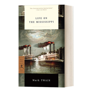 英文原版 Life On The Mississippi 密西西比河上的生活 马克 吐温 兰登书屋现代图书馆经典系列 英文版 进口英语原版书籍