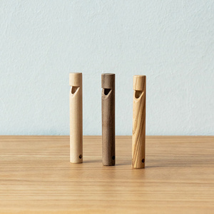 mumo木墨 木哨子 儿童趣味橄榄黑胡桃硬枫木挂绳生日礼物创意玩具