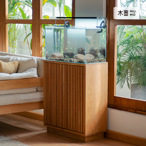 鱼缸柜子底柜实木客厅