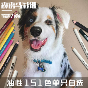 三福霹雳马白色彩铅