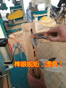 木工机械单轴半自动打眼机木工榫槽机打铆机设备开榫机木工打眼机