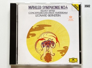 马勒第四交响曲/伯恩斯坦/西德银圈/pdo-02/如新