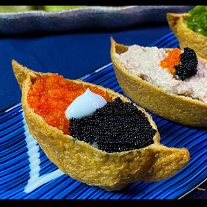 日本料理味付四方 三角油扬 稻荷寿司豆皮日式多味豆腐皮军舰220g