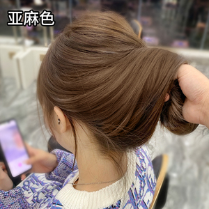 同仁堂一梳彩亚麻色染发剂2021流行色栗棕纯植物自己在家染头膏女