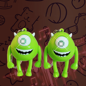 毛怪大眼仔挂件