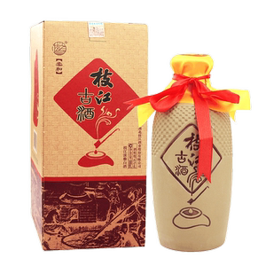 湖北特产枝江大曲柔和古酒 纯粮固态发酵白酒 经典浓香 50度口粮