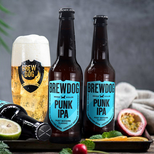瓶装 英国 酿酒狗朋克punk印度淡色艾尔ipa啤酒330mlx24整箱包装