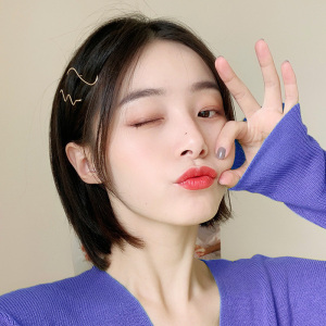 发卡网红2021年新款高级感短发金属简约刘海夹发夹可爱日系侧边夹