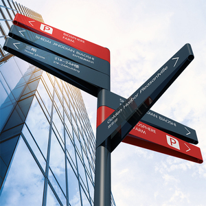 导向牌户外立式指示牌指引指路牌室外导视创意公园园区方向分流