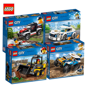 乐高60145沙滩越野车赛车60146巨轮特技卡车lego男孩积木玩具礼物