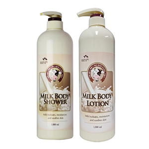 韩国正品所望牛奶沐浴露身体乳补水保湿滋润持久留香全身用润肤乳