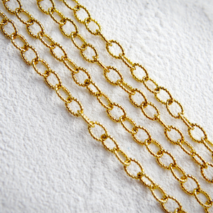 高品质箱包链条 纯铜链条 韩国链 电镀24k金 手工花纹链【套装】