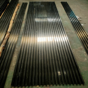 不锈钢长城板彩色板黑色门套收边条剪折刨长城板弯弧一体定制工程