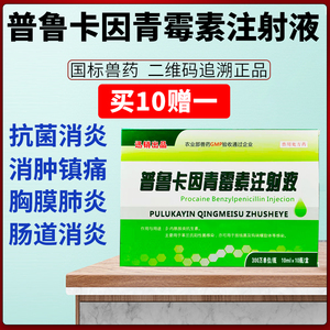 兽药油青300万单位油剂青霉素兽用抗菌消炎普鲁卡因青霉素注射液