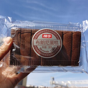 桃李布朗尼蛋糕黑巧克力味每日糕点面包送礼早餐零食品盒装