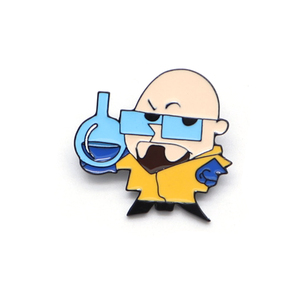 绝命毒师金属领针德克斯特的实验室滴油胸针服装鞋帽背包装饰别针