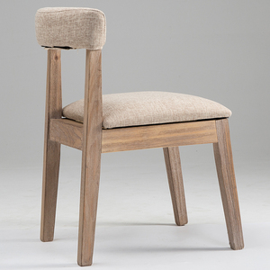 特价组装现代简约复古做旧靠背可换椅套实木餐厅餐椅咖啡椅休闲椅