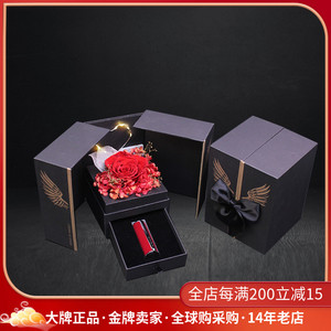 givenchy纪梵希红丝绒口红限量花卉持久滋润大牌套盒生日礼物