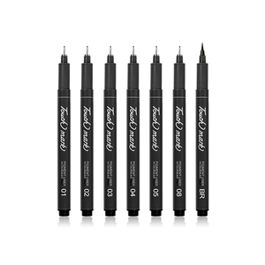 touch mark触记针管笔单支防水不晕染手绘针管笔单支绘画勾线笔双