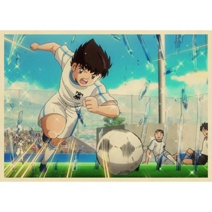 足球小子墙贴足球小将海报画报寝室海报画装饰大空翼客厅咖啡厅