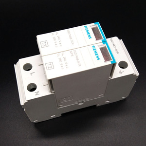 西门子5sd7462-3cr电涌保护器 2p20ka防雷击浪涌1 1 回路箱导轨式