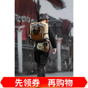 001人付款淘宝did 3r d80151  二战 非洲军团 国防军上尉1/6兵人模型