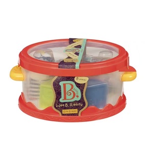 美国B.Toys 聪明宝贝游戏时间洗澡玩具套装牙胶软胶宝宝益智玩具