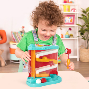 battat锤锤球宝宝锤子敲击敲打类儿童益智早教敲球台玩具1岁