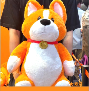 抖音同款猛兽派对nemo尼莫玩偶周边动物派对柯基娃娃毛绒玩具礼物