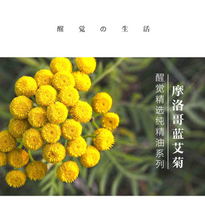 醒觉精选摩洛哥蓝艾菊纯精油 敏感肌蓝色精油 自信与勇气 5ml