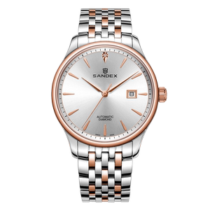 sandex三度士瑞士原装进口手表全自动机械表防水商务女表18k金表