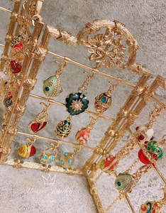 美国正品中古首饰joan river小彩蛋diy吊坠耳饰手链项链延长