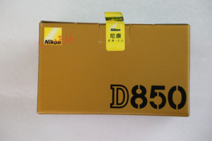 尼康 NIKON D850 原装包装盒 防伪码完整