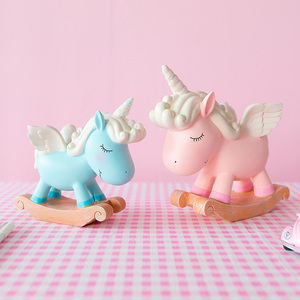 独角兽摆件北欧家居装饰品新婚礼物闺蜜结婚礼品创意少女心小摆设