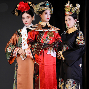 清朝太后皇后服装影视剧电视剧同款古装演出服满族旗服刺绣衣服