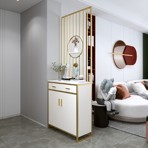 鞋柜钢化玻璃隔断