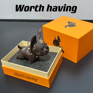 504人付款淘宝水晶法斗小狗钥匙扣女可爱斗牛犬钥匙链车钥匙挂件公仔