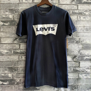 美国 Levis李维斯男夏做旧logo短袖T恤经典复古圆领长款Tee