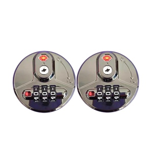 行李箱圆形密码ab开关锁圆锁海关密码锁配件通用tsao行李箱锁扣通