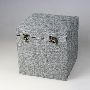 正方形锦盒花瓶石头工艺品摆件锦盒包装盒礼盒方形正方形