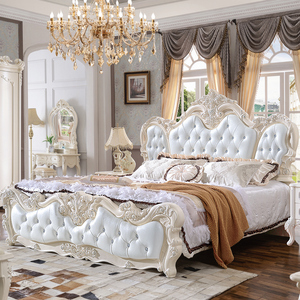 实木欧式双人床奢华婚床公主